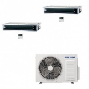 Samsung Dual Split Canalizzabile 9000+12000 AJ050TXJ2KG AJ026TNLDEG AJ035TNLDEG Condizionatore Bassa Media Prevalenza R-32 Sa...
