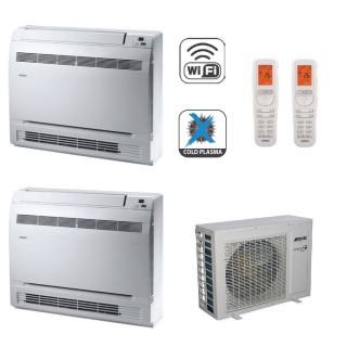 AERMEC Condizionatore Dual Split Pavimento Gas Wi-Fi R-32 Serie MLG-FS 12000+12000 Btu MLG350FS MLG350FS MLG630 A++/A+ 12+12 ...