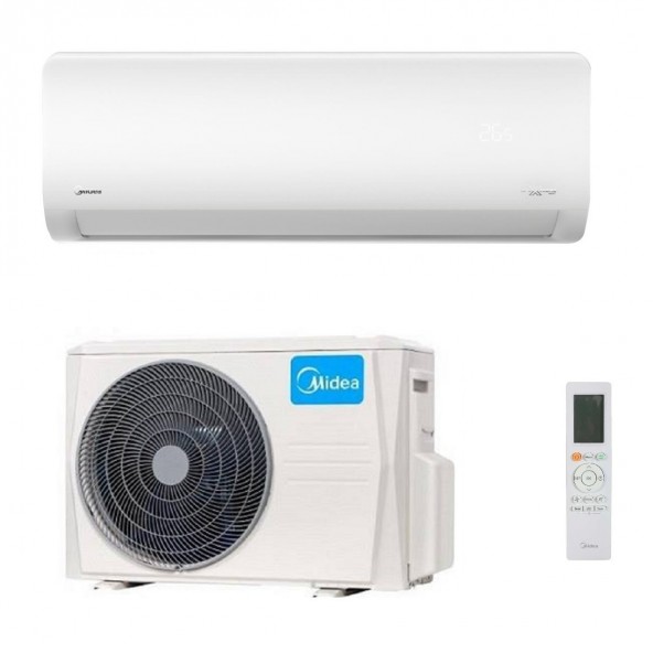 Midea Mono Split 9000 Btu MSAGBU-09HRFN8/GR MOX230-09HFN8 Condizionatore Bianco Xtreme Pro GREEN WiFi A+++ A++ R-32 Midea
