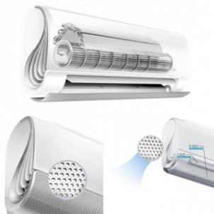 Midea Trial Split 9+9+12 Btu Breezeless+ M3OA-27HFN8-Q con 2 unità MSFAAU-09HRFN8B + MSFAAU-12HRFN8B Condizionatore R-32 WiFi...