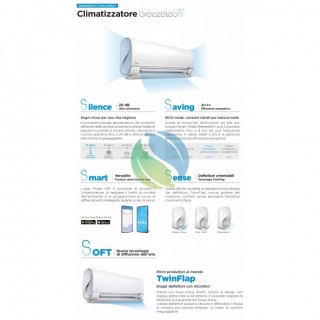 Midea Trial Split 9+12+12 Btu Breezeless+ M3OA-27HFN8-Q MSFAAU-09HRFN8B + 2 unità MSFAAU-12HRFN8B Condizionatore R-32 WiFi Midea