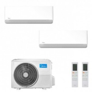 Midea Dual Split 9+12 Btu Breezeless E M2OH-14HFN8-Q MSCB1BU-09HRFN8 MSCB1BU-12HRFN8 Condizionatore R-32 WiFi A++ A+ Midea