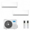 Midea Dual Split 12+12 Btu Breezeless E M2OE-18HFN8-Q MSCB1BU-12HRFN8 MSCB1BU-12HRFN8 Condizionatore R-32 WiFi A++ A+