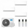 Midea Trial Split 12+12+12 Btu Breezeless E M3OA-27HFN8-Q con 3 unità MSCB1BU-12HRFN8 Condizionatore R-32 WiFi A++ A+