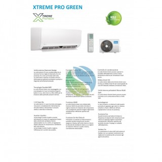 Midea Dual Split 9+9 Btu Xtreme Pro GREEN M2OE-18HFN8-Q MSAGBU-09HRFN8/GR MSAGBU-09HRFN8/GR Condizionatore R-32 WiFi A++ A+ M...