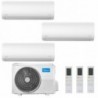 Midea Trial Split 12+12+12 Btu Xtreme Pro GREEN M3OA-27HFN8-Q con 3 unità MSAGBU-12HRFN8/GR Condizionatore R-32 WiFi A++ A+