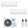 Midea Dual Split 9+12 Btu Evolution M2OE-18HFN8-Q MSAGXAU-09HRDN8 MSAGXBU-12HRDN8 Condizionatore R-32 WiFi A++ A+