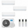 Midea Trial Split 9+9+18 Btu Evolution M4OE-28HFN8-Q con 2 unità MSAGXAU-09HRDN8 + MSAGXCU-18HRFN8 Condizionatore R-32 WiFi