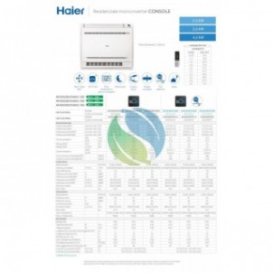 Haier Mono Split 15000 Btu Console Bianco AF42S2SD1FAD 1U42S2SM1FA Condizionatore WiFi A++ A+ Inverter R-32 Haier