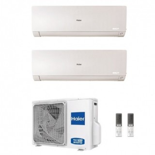 Haier Dual Split 7+12 Btu Flexis Plus Bianco 2U40S2SM1FA AS20S2SF1FA-MW3 AS35S2SF1FA-MW3 Condizionatore R-32 WiFi Parete Haier
