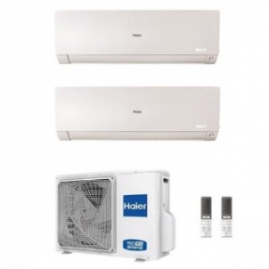 Haier Dual Split 7+12 Btu Flexis Plus Bianco 2U40S2SM1FA AS20S2SF1FA-MW3 AS35S2SF1FA-MW3 Condizionatore R-32 WiFi Parete Haier