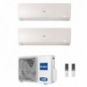 Haier Dual Split 7+12 Btu Flexis Plus Bianco 2U50S2SM1FA-3 AS20S2SF1FA-MW3 AS35S2SF1FA-MW3 Condizionatore R-32 WiFi Parete