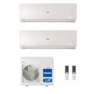 Haier Dual Split 18+18 Btu Flexis Plus Bianco 4U75S2SR5FA AS50S2SF1FA-MW3 AS50S2SF1FA-MW3 Condizionatore R-32 WiFi Parete Haier