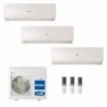 Haier Trial Split 7+7+24 Flexis Plus Bianco 4U75S2SR5FA AS20S2SF1FA-MW3 AS20S2SF1FA-MW3 AS71S2SF1FA-MW3 Condizionatore WiFi