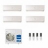 Haier Quadri Split 7+7+9+18 Flexis Plus Bianco 4U75S2SR5FA 2X AS20S2SF1FA-MW3+ AS25S2SF1FA-MW3+ AS50S2SF1FA-MW3 Condizionatore