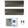 Haier Dual Split 7+12 Btu Flexis Plus Nero 2U40S2SM1FA AS20S2SF1FA-MB3 AS35S2SF1FA-MB3 Condizionatore R-32 WiFi Parete