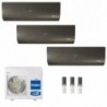Haier Trial Split 7+9+24 Flexis Plus Nero 4U75S2SR5FA AS20S2SF1FA-MB3 AS25S2SF1FA-MB3 AS71S2SF1FA-MB3 Condizionatore WiFi