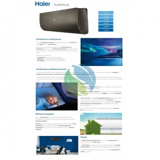 Haier Quadri Split 7+9+9+9 Flexis Plus Nero 4U75S2SR5FA AS20S2SF1FA-MB3 AS25S2SF1FA-MB3 AS25S2SF1FA-MB3 AS25S2SF1FA-MB3 Haier