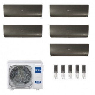 Haier Penta Split 7+7+7+7+7 Flexis Plus Nero 5U90S2SS5FA 5X AS20S2SF1FA-MB3 Condizionatore WiFi A++ A+ R-32 Inverter Haier