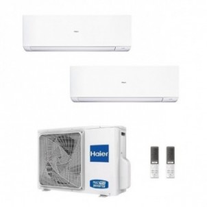 Haier Dual Split 7+7 Btu Expert Bianco 2U40S2SM1FA AS20XCAHRA AS20XCAHRA Condizionatore R-32 WiFi Parete Haier