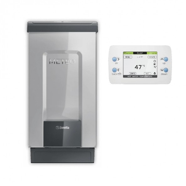 Beretta Caldaia a Condensazione da esterno Meteo X C 30 gas Metano-GPL 25-30 kW classe A A XL NOx 6 senza scarico fumi Beretta