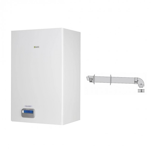 Beretta Exclusive Boiler Green HE BSI 35 Caldaia a condensazione Accumulo 60 litri Metano-GPL 35-35 kW A A + kit coassiale Be...