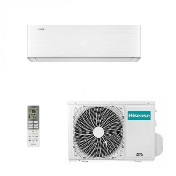 Hisense Mono Split 12000 Btu QH35XV4AG AS35XV04W Condizionatore Serie Energy PRO X Bianco WiFi A+++ A+++ Inverter R-32 Hisense