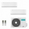 Hisense Dual Split 9000+9000 Btu 2AMW35U4RGC QH25XV4AG QH25XV4AG Condizionatore Energy PRO X Bianco Inverter WiFi R-32