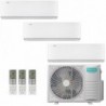 Hisense Trial Split 9+9+9 Btu 3AMW52U4RJC QH25XV4AG QH25XV4AG QH25XV4AG Condizionatore Energy PRO X Bianco WiFi R-32