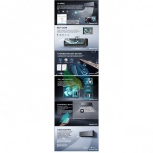 Hisense Trial Split 9+9+9 Btu 3AMW52U4RJC QH25XV4AG QH25XV4AG QH25XV4AG Condizionatore Energy PRO X Bianco WiFi R-32 Hisense