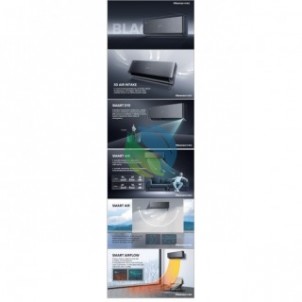 Hisense Penta Split Energy PRO X 9+9+9+12+12 5AMW125U4RTA 3 split QH25XV4AG + 2 split QH35XV4AG Condizionatore WiFi Parete Hi...