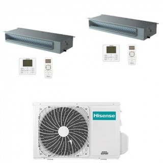 Hisense Dual Split Canalizzabile 9000+9000 Btu 2AMW35U4RGC ADT26UX4RBL8 ADT26UX4RBL8 Condizionatore Canalizzato R-32 WiFi Opz...