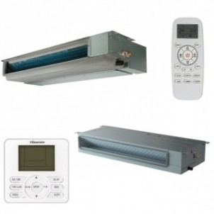 Hisense Mono Split Canalizzato 9000 Btu ADT26UX4RBL8 AUW26U4RS8 Turbo Condizionatore 220 v Monofase R-32 WiFi Opz Hisense