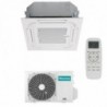 Hisense Mono Split Cassetta 60x60 18000 Btu ACT52UR4RCC8 AUW52U4RJ8 Turbo Condizionatore Monofase 220 v R-32 WiFi Opz