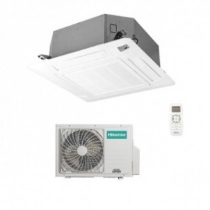 Hisense Mono Split Cassetta 90x90 24000 Btu ACT71UR4RJC8 AUW71U4RK8 Turbo Condizionatore Monofase 220 v R-32 WiFi Opz Hisense