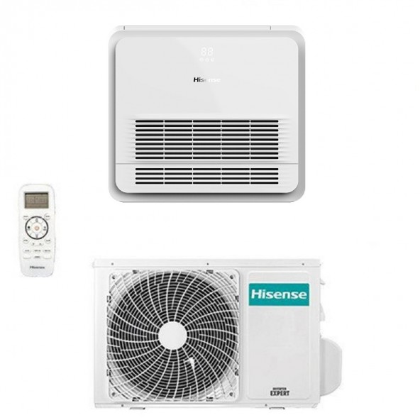 Hisense Mono Split Pavimento 18000 Btu AKT52UR4RK8 AUW52U4RJ8 Turbo Condizionatore Console Monofase 220 v R-32 WiFi Opz Hisense