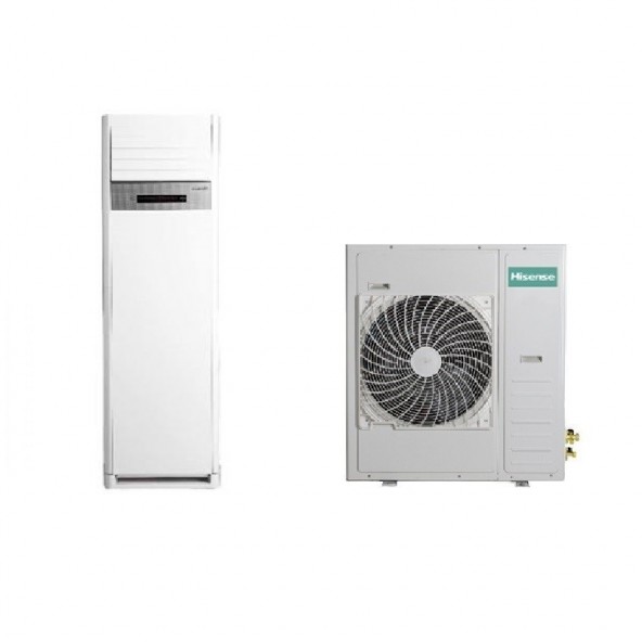 Hisense Mono Split Colonna 47600 Btu AUF140UR4RMPA8 AUW140U6RQ7-T Condizionatore Pavimento Trifase 380 v R-32 Hisense