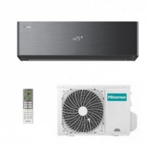 Hisense Mono Split 12000 Btu QH35XV4BG AS35XV04W Condizionatore Serie Energy PRO X Nero WiFi A+++ A+++ Inverter R-32 Hisense