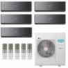 Hisense Penta Split Energy PRO X 9+9+12+12+12 5AMW125U4RTA 2 split QH25XV4BG + 3 split QH35XV4BG Condizionatore WiFi Parete