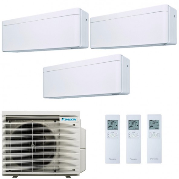 Daikin Trial Split Stylish 7+7+12 Btu 3MXM52A9 FTXA20CW FTXA20CW FTXA35CW Condizionatore Stylish Bianco A+++ A++ WiFi R-32 Da...