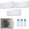 Daikin Trial Split Stylish 7+7+12 Btu 3MXM52A9 FTXA20CW FTXA20CW FTXA35CW Condizionatore Stylish Bianco A+++ A++ WiFi R-32