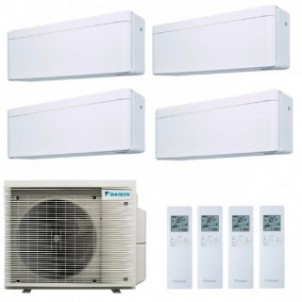 Daikin Quadri Split 9+9+9+12 Stylish 4MXM68A9 FTXA25CW FTXA25CW FTXA25CW FTXA35CW Condizionatore Stylish Bianco WiFi Daikin