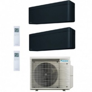 Daikin Dual Split Stylish 9000+12000 Btu 2MXM40A9 FTXA25CB FTXA35CB Condizionatore A++ A++ WiFi R-32 Stylish Total Black Daikin