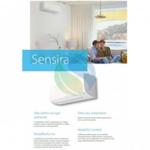 Daikin Mono Split 24000 Btu FTXF71F RXF71D9 Condizionatore Serie Sensira Bianco WiFi Opzionale A A Parete R-32 Daikin