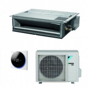 Daikin Mono Split Canalizzato 18000 Btu FDXM50F9 RXM50A9 Condizionatore con Comando a Filo Madoka R-32 WiFi Opzionale Daikin