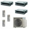 Daikin Trial Split Canalizzato 9000+9000+12000 3MXM68A9 FDXM25F9 FDXM25F9 FDXM35F9 Condizionatore con Telecomandi