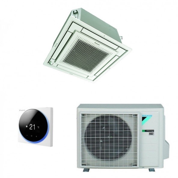 Daikin Mono Split Cassetta 21000 Btu FFA60A9 RXM60A Condizionatore con Comando a Filo Madoka R-32 WiFi Opzionale A+ A+ Daikin