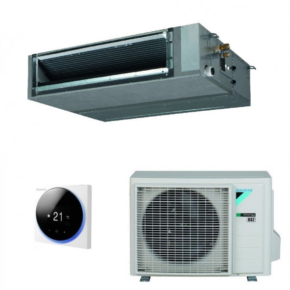 Daikin Mono Split Canalizzato 21000 Btu FBA60A9 RXM60A Condizionatore con Comando a Filo Madoka R-32 Media Prevalenza Daikin