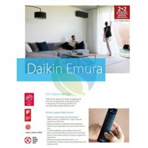 Daikin Quadri Split 7+7+7+12 Emura 4MXM80A9 FTXJ20AW9 FTXJ20AW9 FTXJ20AW9 FTXJ35AW9 Condizionatore Emura 3 Bianco WiFi Daikin