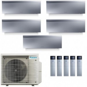 Daikin Penta Split 7+9+9+9+12 Emura 3 Argento 5MXM90A9 FTXJ20AS9 FTXJ25AS9 FTXJ25AS9 FTXJ25AS9 FTXJ35AS9 Condizionatore Daikin